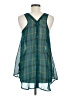 Decree 100% Polyester Teal Sleeveless Blouse Size M - photo 2