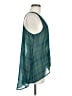 Decree 100% Polyester Teal Sleeveless Blouse Size M - photo 4