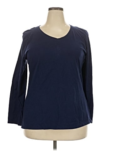 Just My Size 3/4 Sleeve Top (view 1)