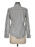 George Stripes Gray Long Sleeve Button-Down Shirt Size M - photo 2