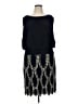 Betsy & Adam Black Cocktail Dress Size 16 - photo 1