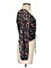 Open Edit Black 3/4 Sleeve T-Shirt Size XXS - photo 4