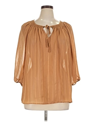 Torrid 3/4 Sleeve Blouse (view 1)