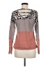 Unbranded Animal Print Brown Long Sleeve Top Size M - photo 2