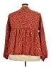Sugarfox Red Long Sleeve Blouse Size 2X - photo 2