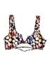 Unbranded Floral Black Swimsuit Top Size M - photo 1