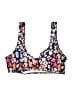 Unbranded Floral Black Swimsuit Top Size M - photo 2