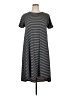 Lularoe Stripes Gray Casual Dress Size XL - photo 1