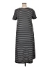 Lularoe Stripes Gray Casual Dress Size XL - photo 2