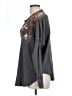 Johnny Was 100% Cotton Gray Pullover Sweater Size XL - photo 5
