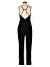 Lush 100% Polyester Solid Black Jumpsuit Size XS - photo 2