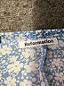 Reformation Blue Short Sleeve Top Size 8 - photo 7