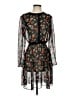 Maje 100% Polyester Floral Black Cocktail Dress Size Lg (3) - photo 1