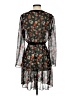 Maje 100% Polyester Floral Black Cocktail Dress Size Lg (3) - photo 2