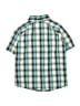 Hurley 100% Cotton Plaid Teal Short Sleeve Button-Down Shirt Size 4 - photo 2