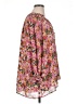 Entro 100% Polyester Floral Pink 3/4 Sleeve Blouse Size XL - photo 4
