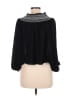 Laundry by Shelli Segal 100% Polyester Black Long Sleeve Blouse Size M (estimated) - photo 2