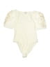 Miss Selfridge Ivory Bodysuit Size 6 - photo 1