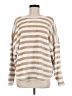 Kori America 100% Polyester Stripes Tan Pullover Sweater Size M - photo 1