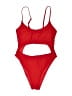 Unbranded Solid Red One Piece Swimsuit Size S (estimated) - photo 1