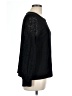 Rose + Olive Black Long Sleeve Top Size L - photo 4