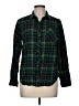 Eddie Bauer Plaid Green Long Sleeve Button-Down Shirt Size M - photo 1