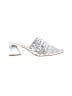 Matisse 100% Leather Metallic Silver Mule/Clog Size 10 - photo 1