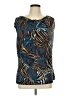 DressBarn Blue Sleeveless Blouse Size L - photo 1