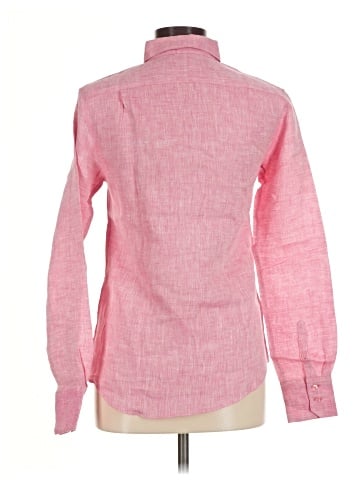 Thomas Pink Long Sleeve Button-Down Shirt (view 2)