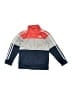 Adidas 100% Polyester Color Block Blue Track Jacket Size 5 - photo 1
