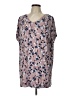 J.Jill Pink Short Sleeve Blouse Size L (tall) - photo 1