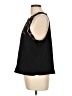 H&M 100% Polyester Black Sleeveless Blouse Size L - photo 5
