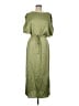Glam 100% Polyester Green Casual Dress Size M - photo 1