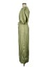 Glam 100% Polyester Green Casual Dress Size M - photo 5