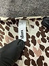 Glam 100% Polyester Animal Print Brown Long Sleeve Blouse Size L - photo 7