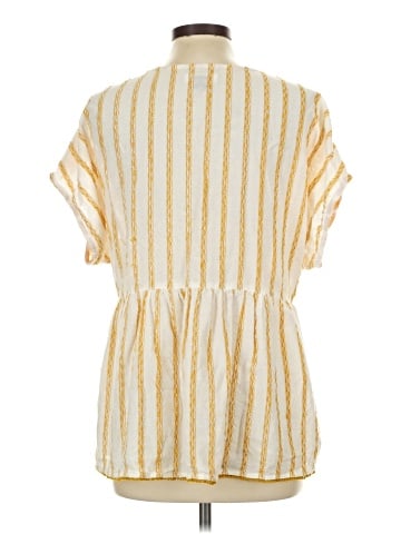 Pilcro by Anthropologie Short Sleeve Blouse (view 2)