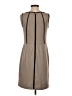 Apt. 9 Solid Tan Casual Dress Size S - photo 2
