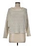 Gilli Metallic Ivory Pullover Sweater Size M - photo 1
