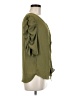 Cato 100% Polyester Green Short Sleeve Top Size M - photo 4