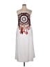 Unbranded 100% Polyester Graphic White Casual Dress Size XXL - photo 1