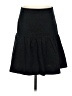 J.Crew 100% Polyester Solid Black Casual Skirt Size 2 (tall) - photo 1