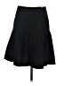 J.Crew 100% Polyester Solid Black Casual Skirt Size 2 (tall) - photo 2