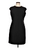 Theory Solid Black Casual Dress Size 12 - photo 1