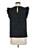 Who What Wear 100% Polyester Black Sleeveless Blouse Size M - photo 2
