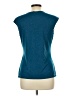 Roz & Ali Teal Sleeveless Blouse Size L - photo 2