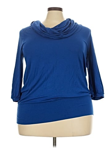 Lane Bryant 3/4 Sleeve T-Shirt (view 1)