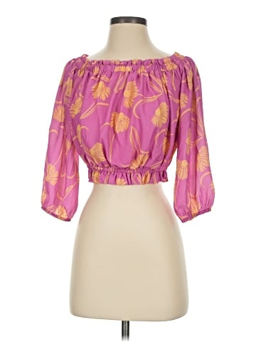 Unique Vintage 3/4 Sleeve Blouse (view 1)