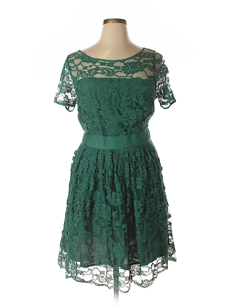 bb dakota green dress