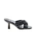 Vince Camuto 100% Leather Black Sandals Size 7 1/2 - photo 1