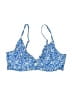 Zaful Floral Blue Swimsuit Top Size 4 - photo 1